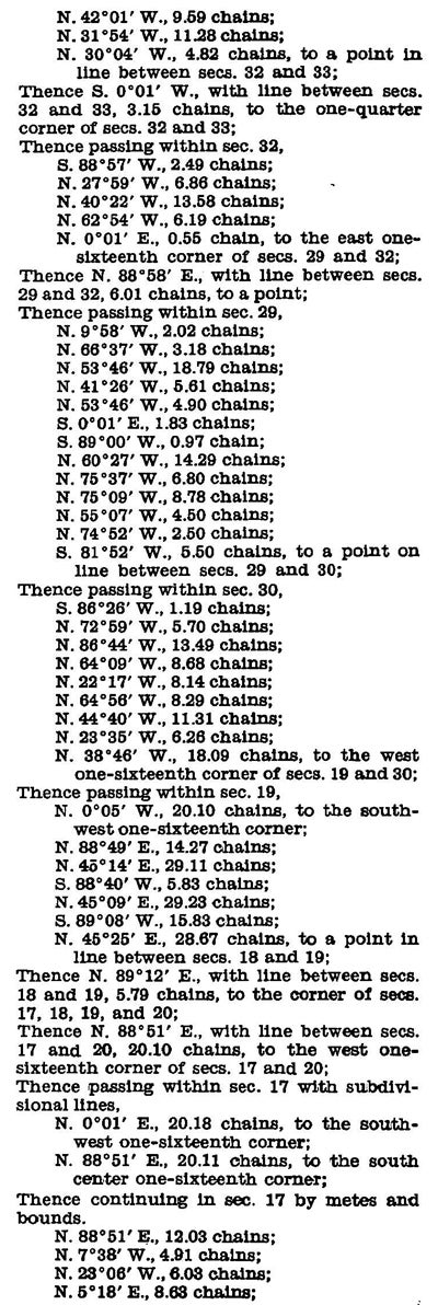 image of land coordinates contained in this executive order