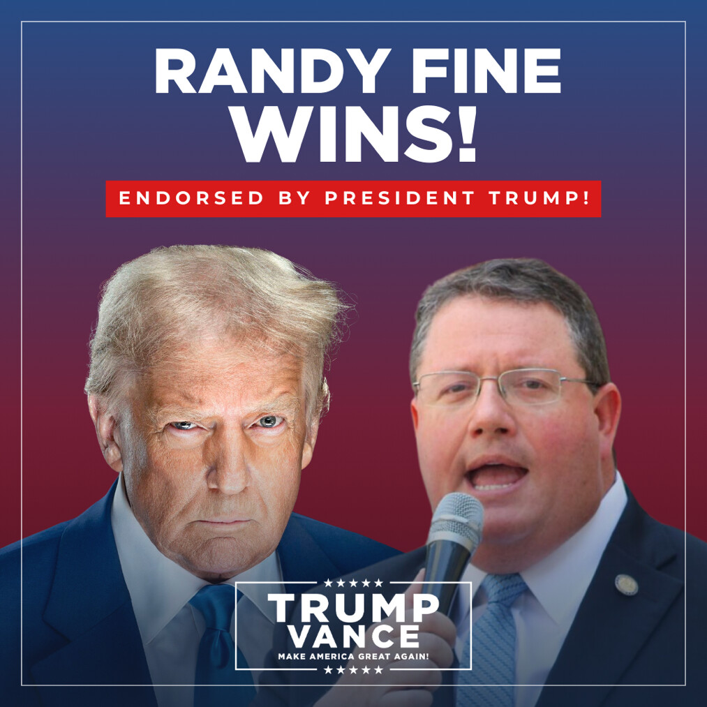 picture of Trump and Randy Fine