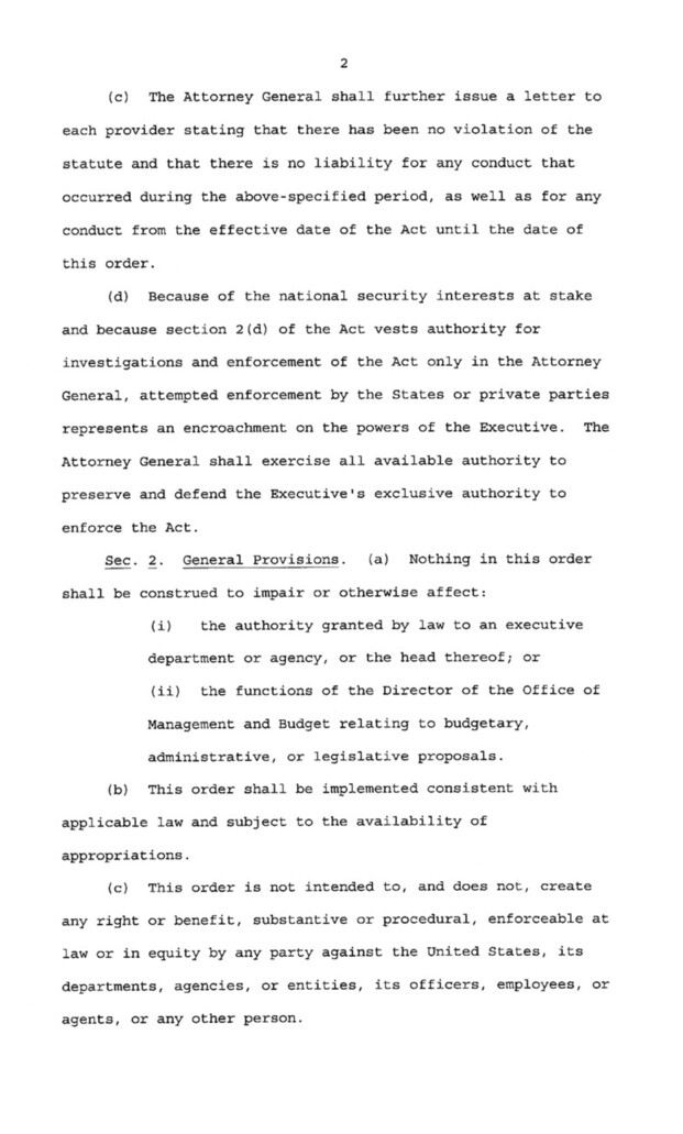 image of an executive order text