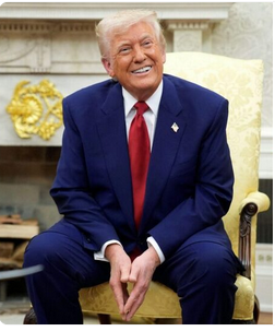 picture of Trump smiling