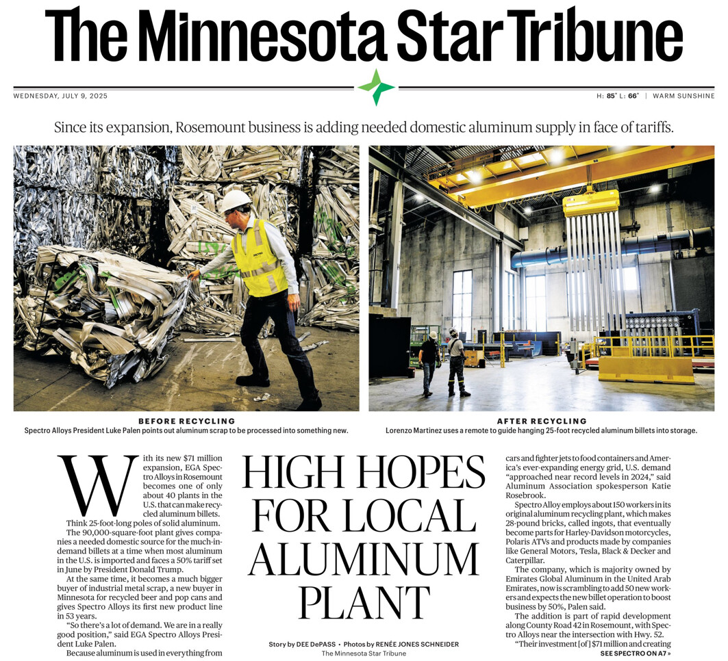 image of a Minnesota Star-Tribune headline