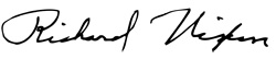 Richard Nixon's signature