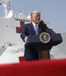 Trump At Hosptial Ship